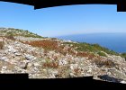 thassos ipsarion-trail-running 039-panorama  Πανοραμική φωτό. Κάτω, το νησί των Κοινύρων.